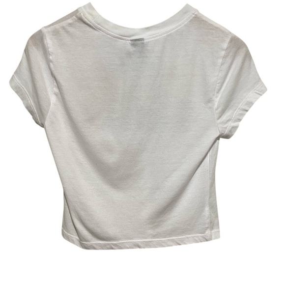 Wild Fable Women's Venice Graphic White Crop Top Size S - Picture 8 of 12